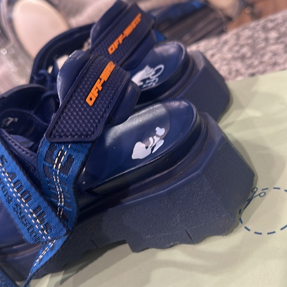 Women Blue Sandals - Picture 9 of 17